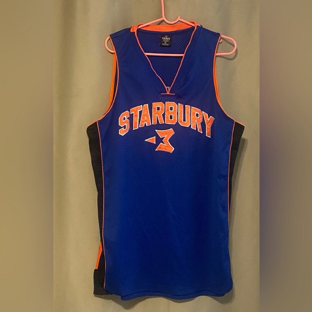 Starbury Stephon Marbury #3  Stitched  Basketball Jersey Blue New York Knicks XL